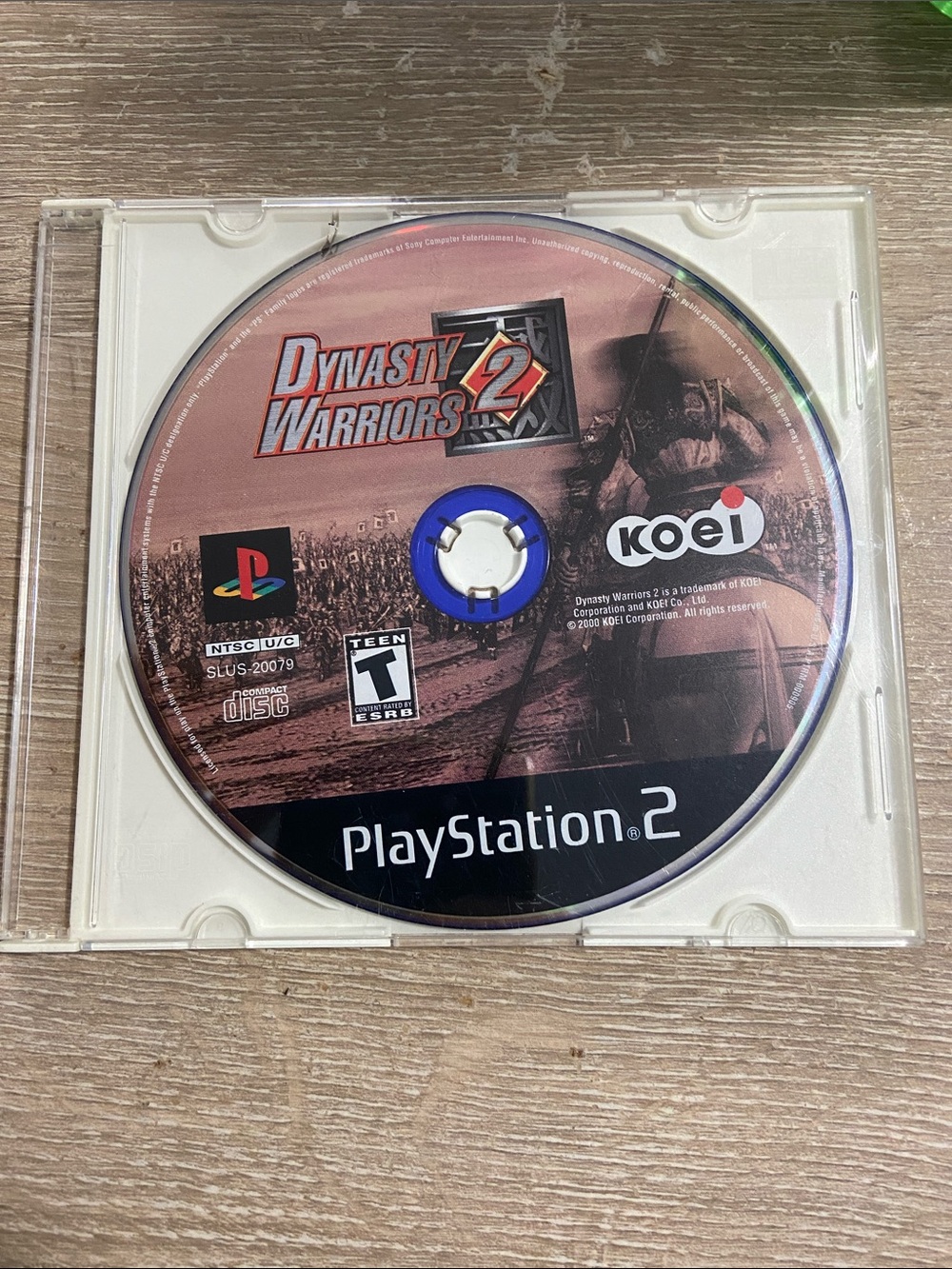 Dynasty Warriors 2 (Sony PlayStation 2, 2000, PS2) Game Disc Only